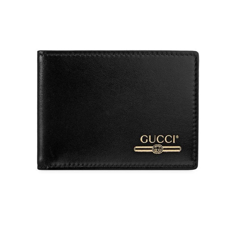 GUCCI VINTAGE LOGO BIFOLD LEATHER WALLET
