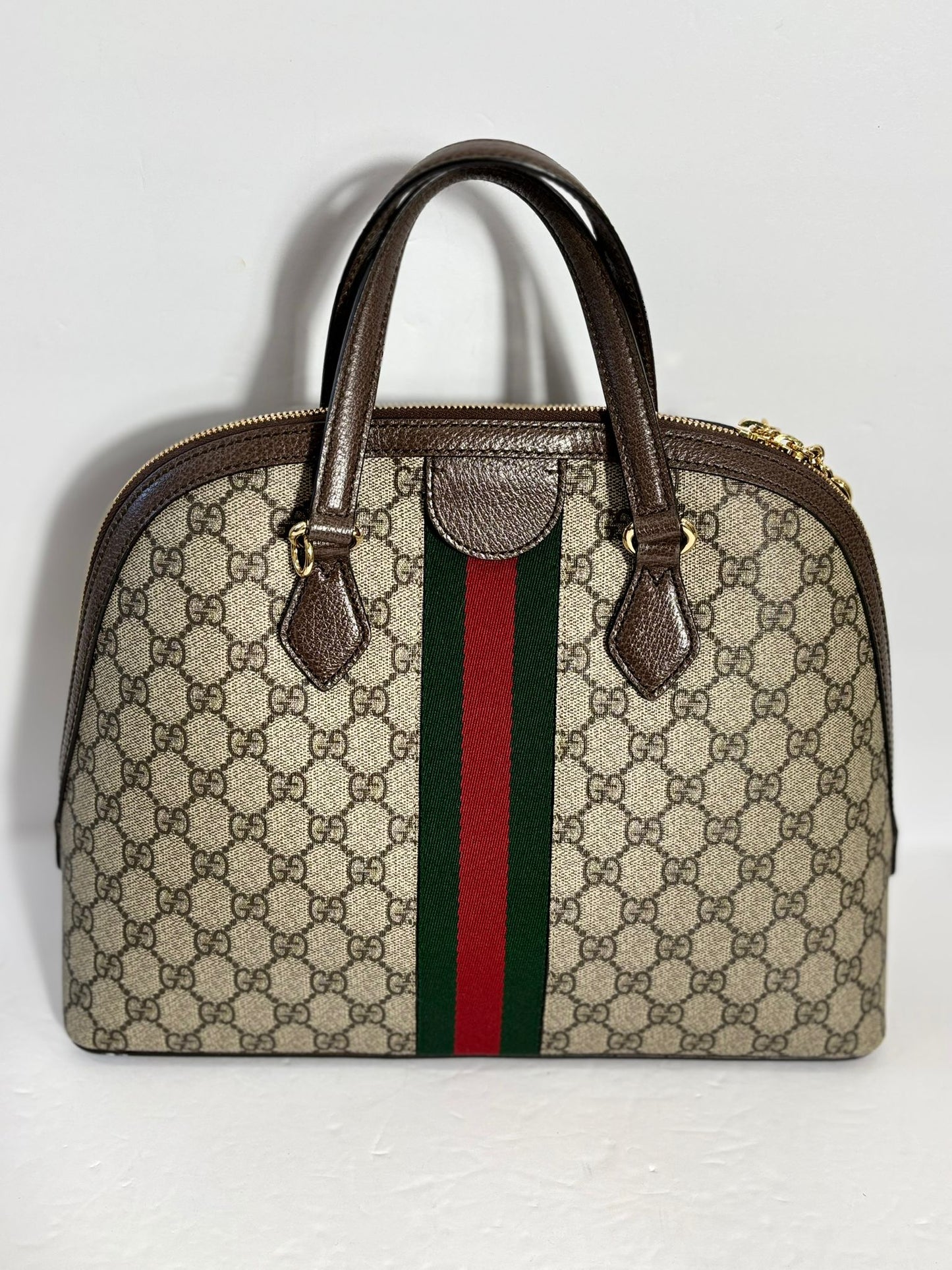 GUCCI GG SUPREME OPHIDIA MEDIUM BAG