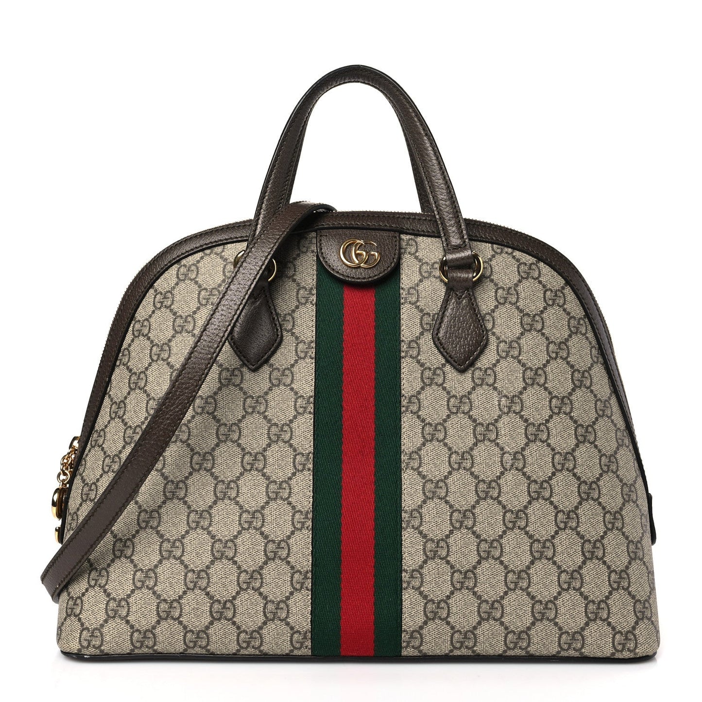 GUCCI GG SUPREME OPHIDIA MEDIUM BAG