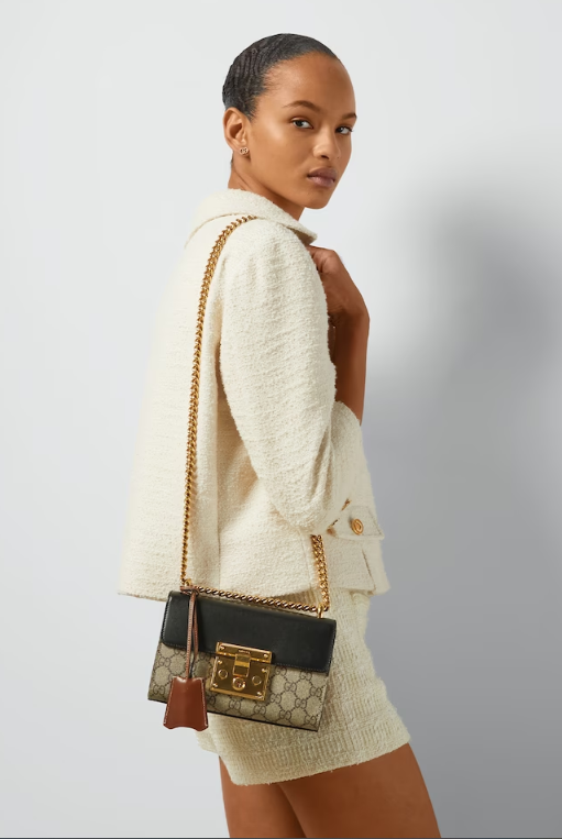 GUCCI PADLOCK SMALL GG SHOULDER BAG