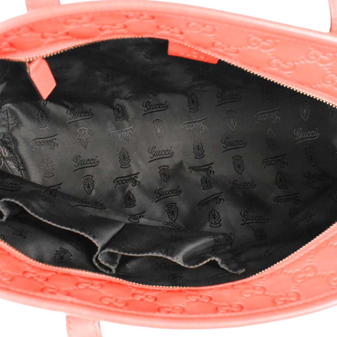 Gucci Embossed Tote Bag