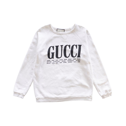 Gucci 'World Cities' Crewneck Sweatshirt - Women's M