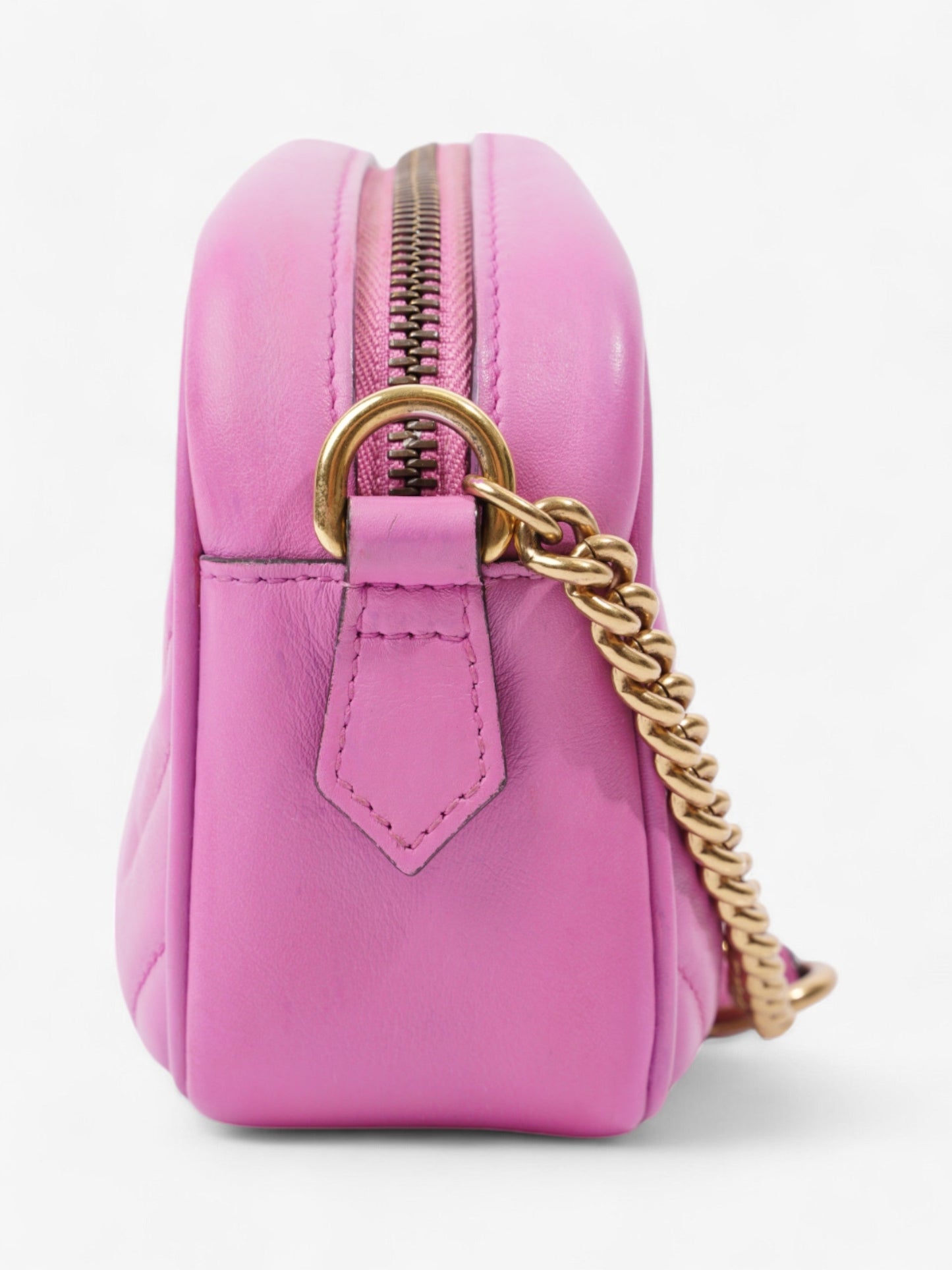 Gucci GG Marmont Light Purple Matelasse Leather Mini