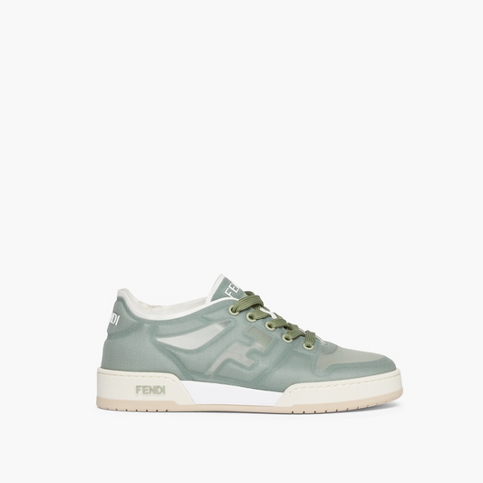 Green Mesh Low Tops FF Match Designer Sneakers for Women