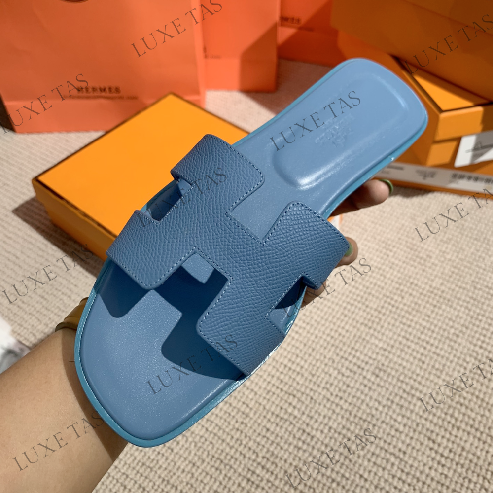 Gris Antarctique Oran Sandal - Designer Slides & Sandals for Women