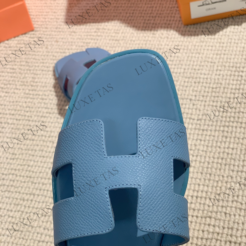 Gris Antarctique Oran Sandal - Designer Slides & Sandals for Women