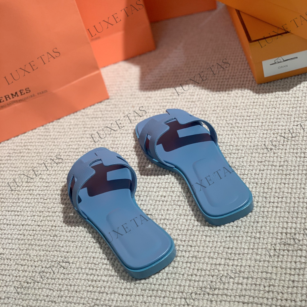 Gris Antarctique Oran Sandal - Designer Slides & Sandals for Women