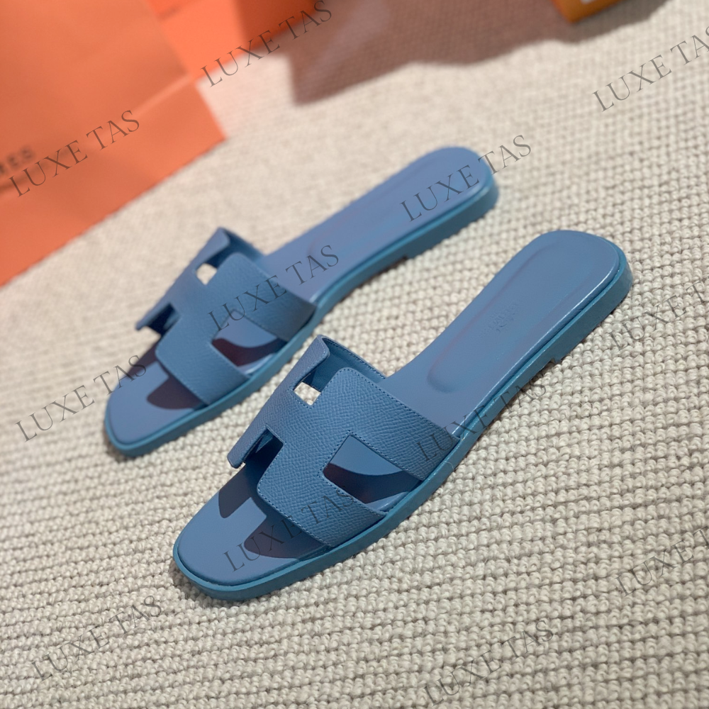 Gris Antarctique Oran Sandal - Designer Slides & Sandals for Women