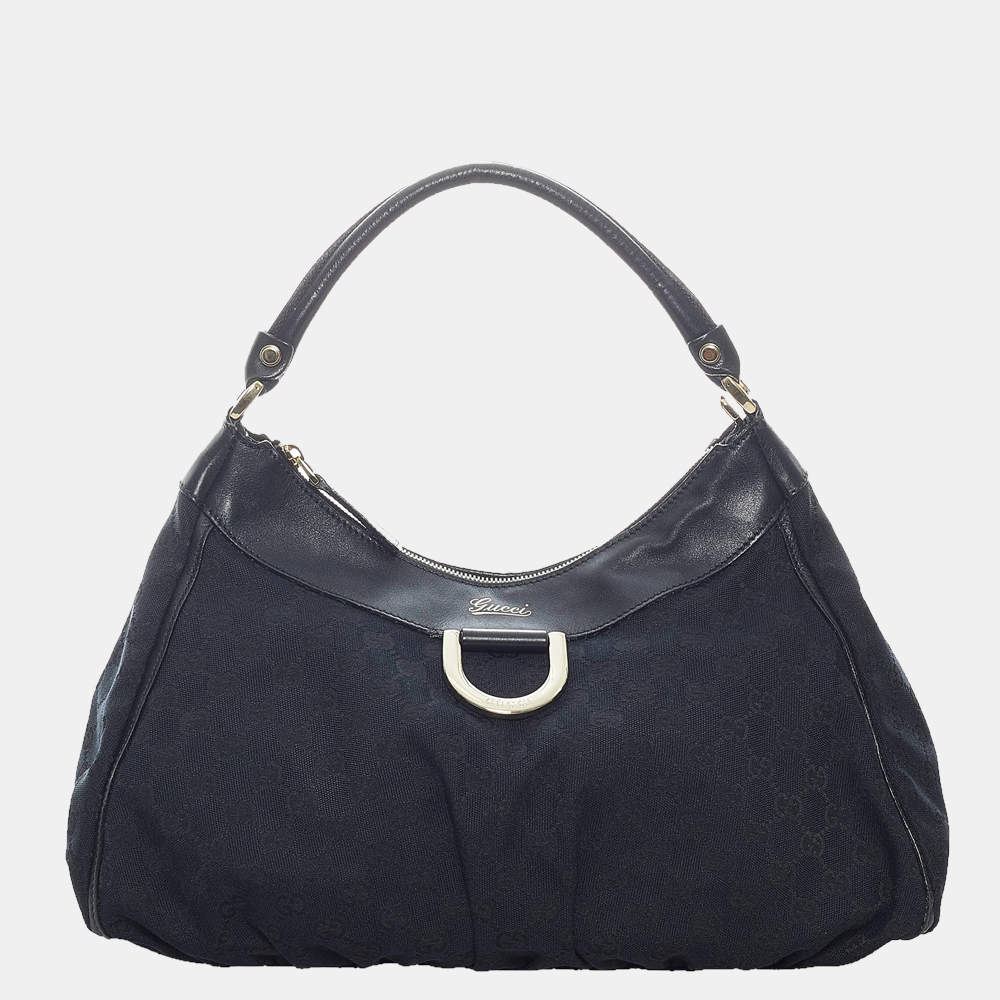 GUCCI GG MONOGRAM ABBEY D RING SHOULDER BAG