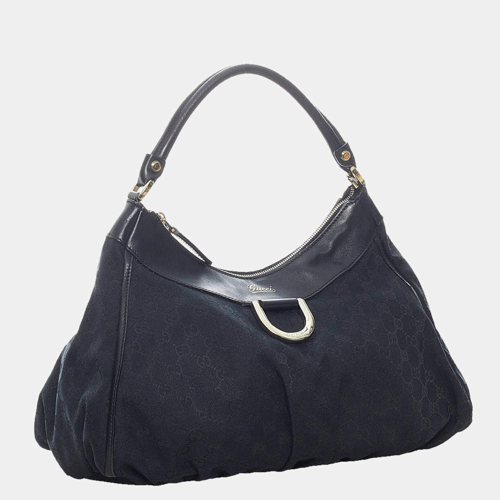 GUCCI GG MONOGRAM ABBEY D RING SHOULDER BAG