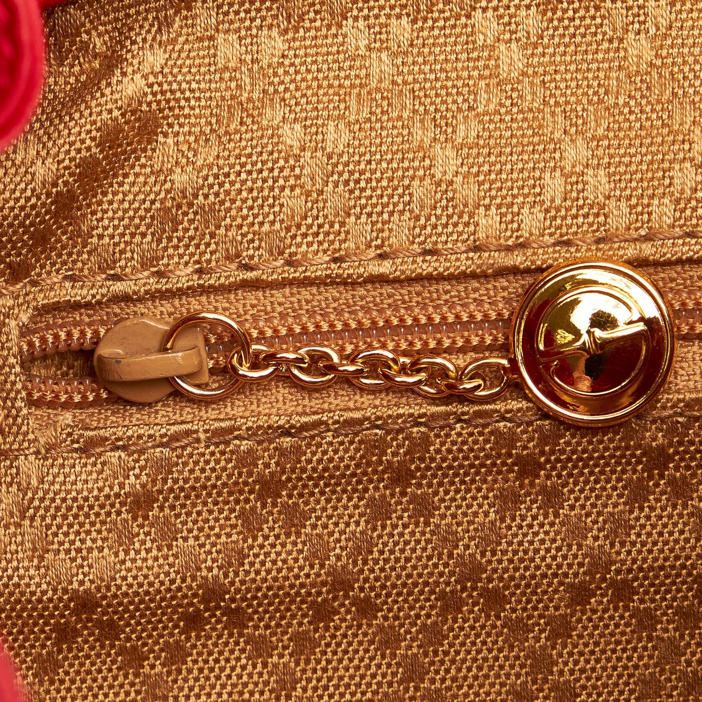Gucci Bamboo Leather Drawstring Backpack