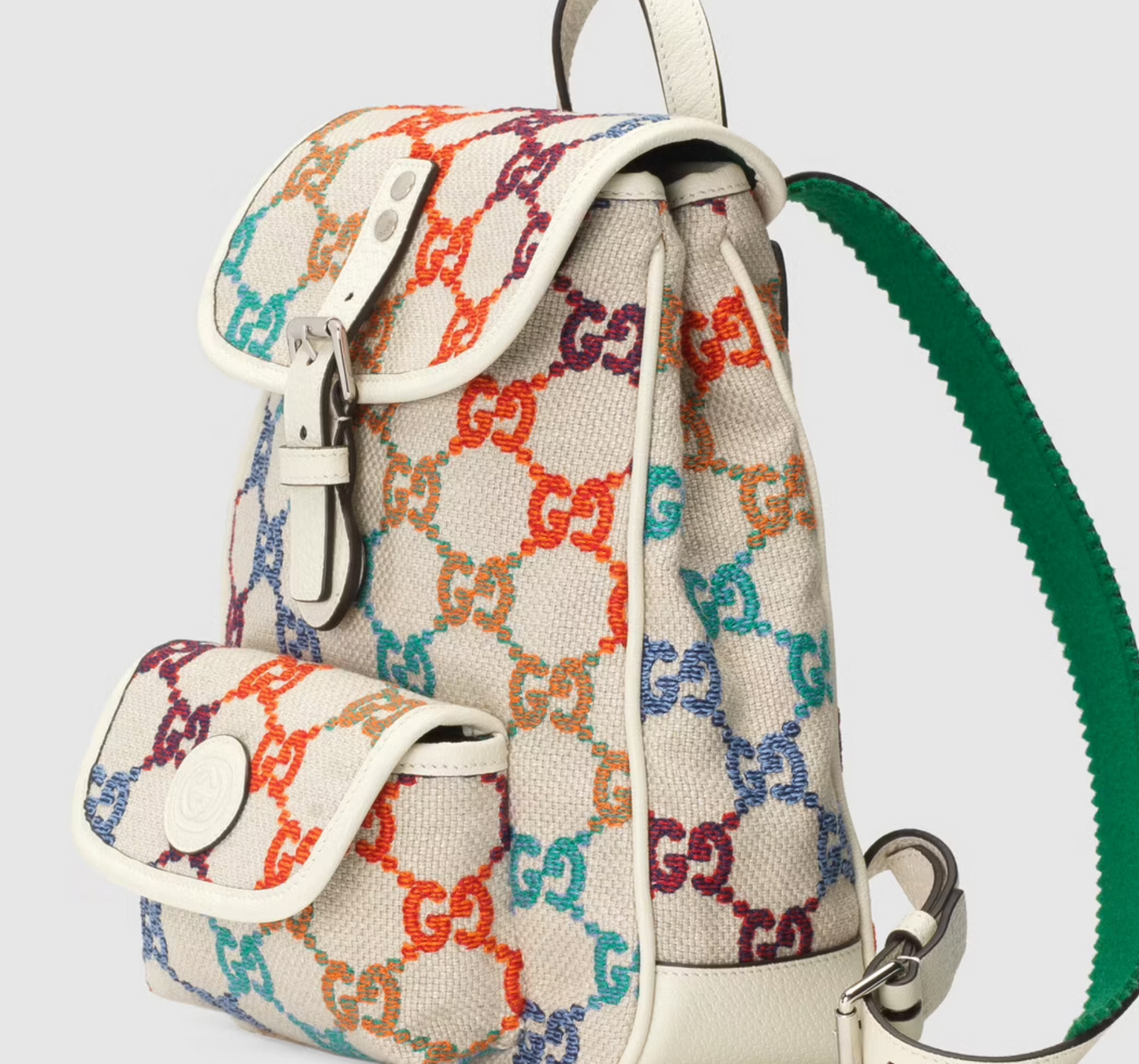 GUCCI GG EMBROIDERY BACKPACK