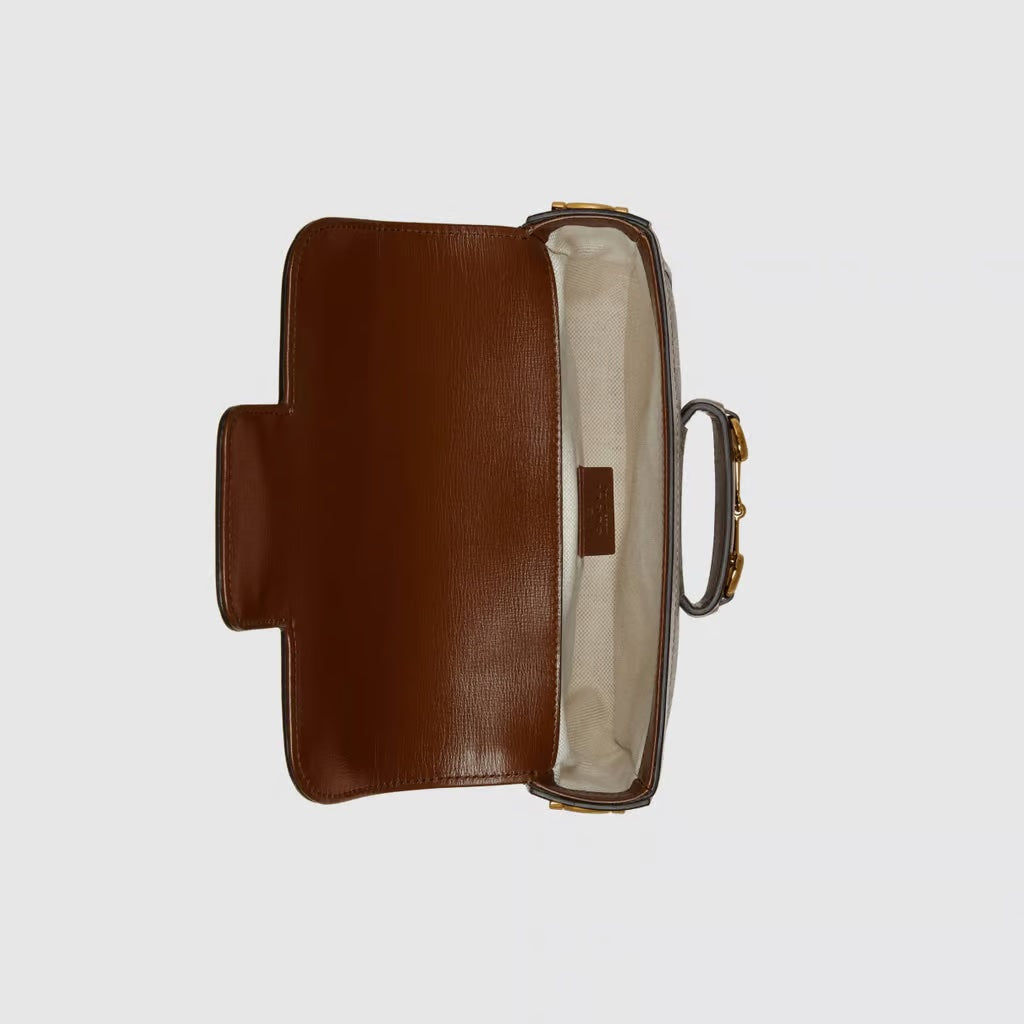 GUCCI GG HORSEBIT 1955 BAG WITH WEB STRAP
