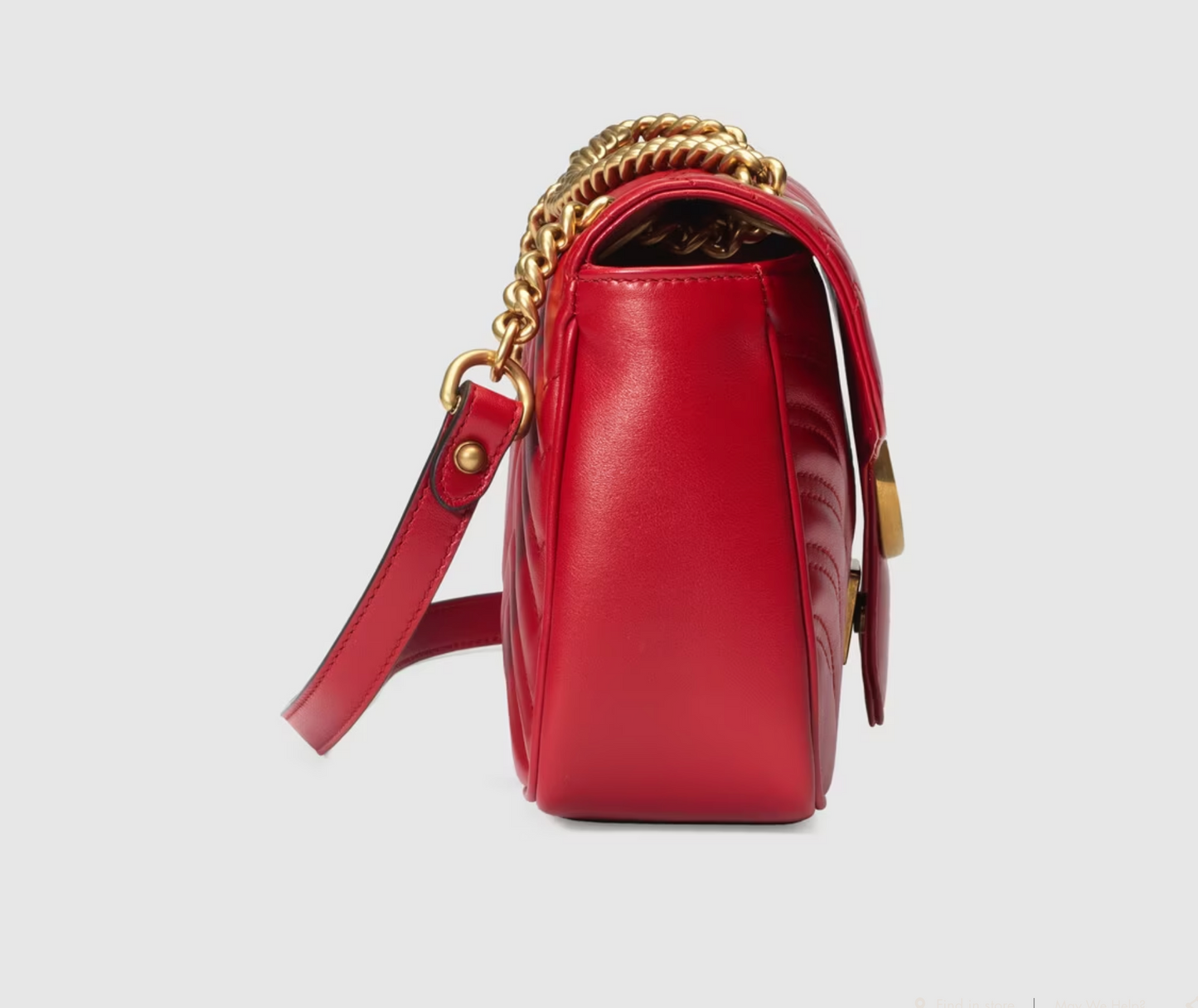 GUCCI GG MARMONT SMALL Matelassé BAG