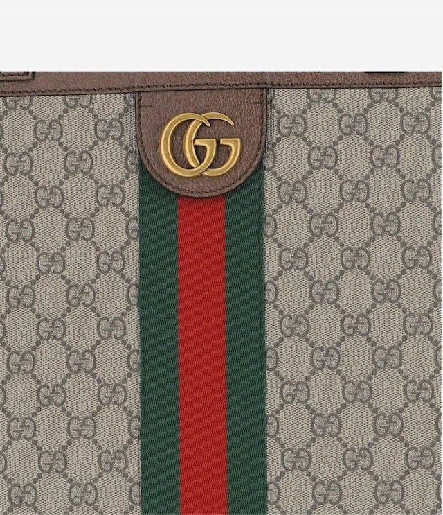 GUCCI GG SUPREME MEDIUM SOFT OPHIDIA TOTE BAG