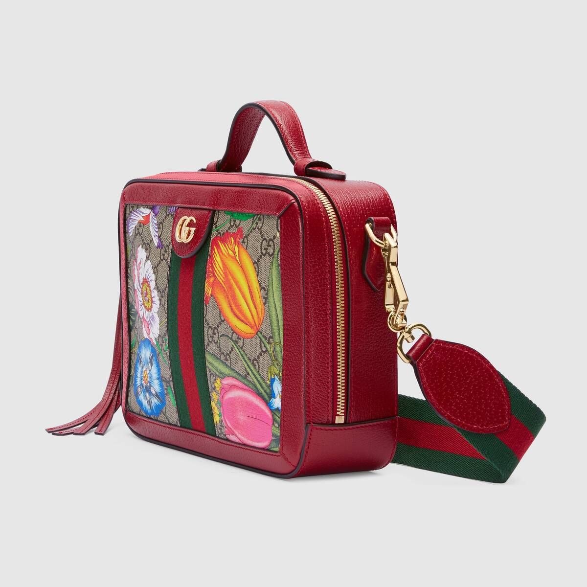 Gucci Small Ophidia GG Flora Shoulder Bag
