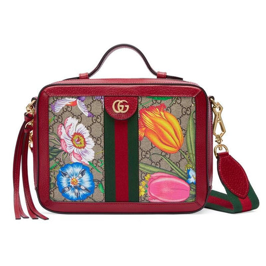 Gucci Small Ophidia GG Flora Shoulder Bag