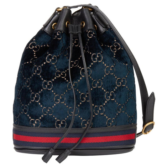Gucci GG Velvet Bucket Bag