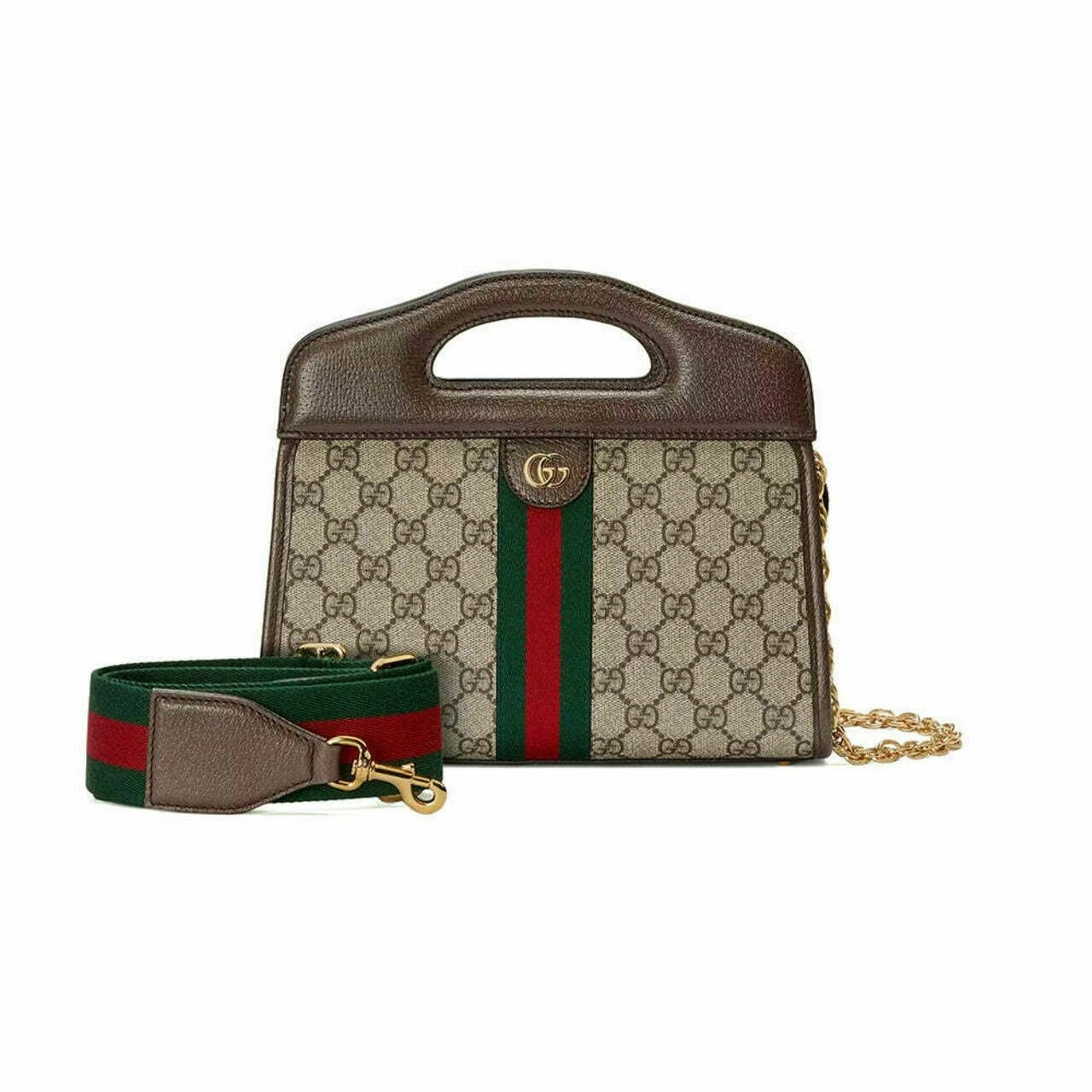 GUCCI GG SUPREME SMALL OPHIDIA TOTE BAG