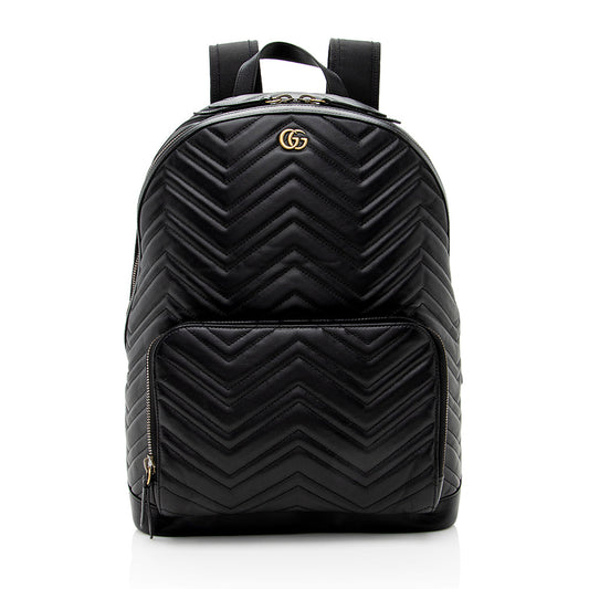 Gucci Matelasse Leather GG Marmont Day Backpack