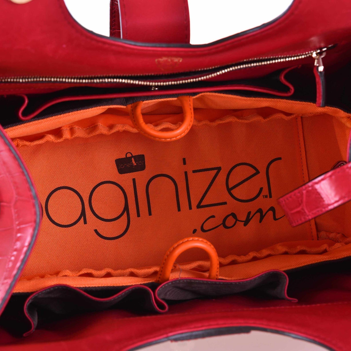 Gucci Stirrup Red Crocodile Top Handle Bag