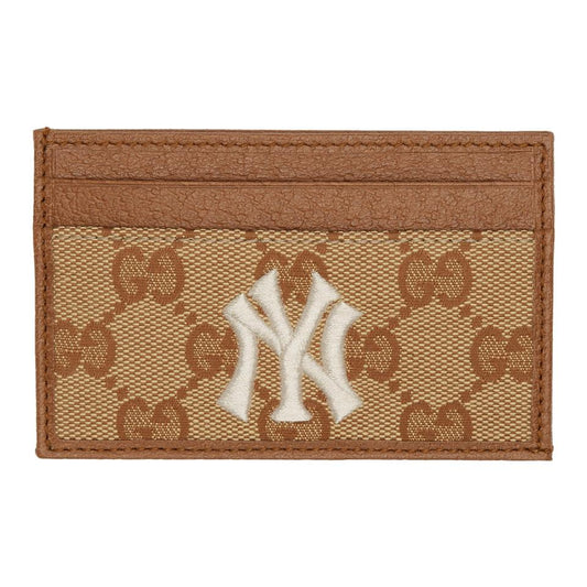 Gucci Yankees GG Canvas Card Case