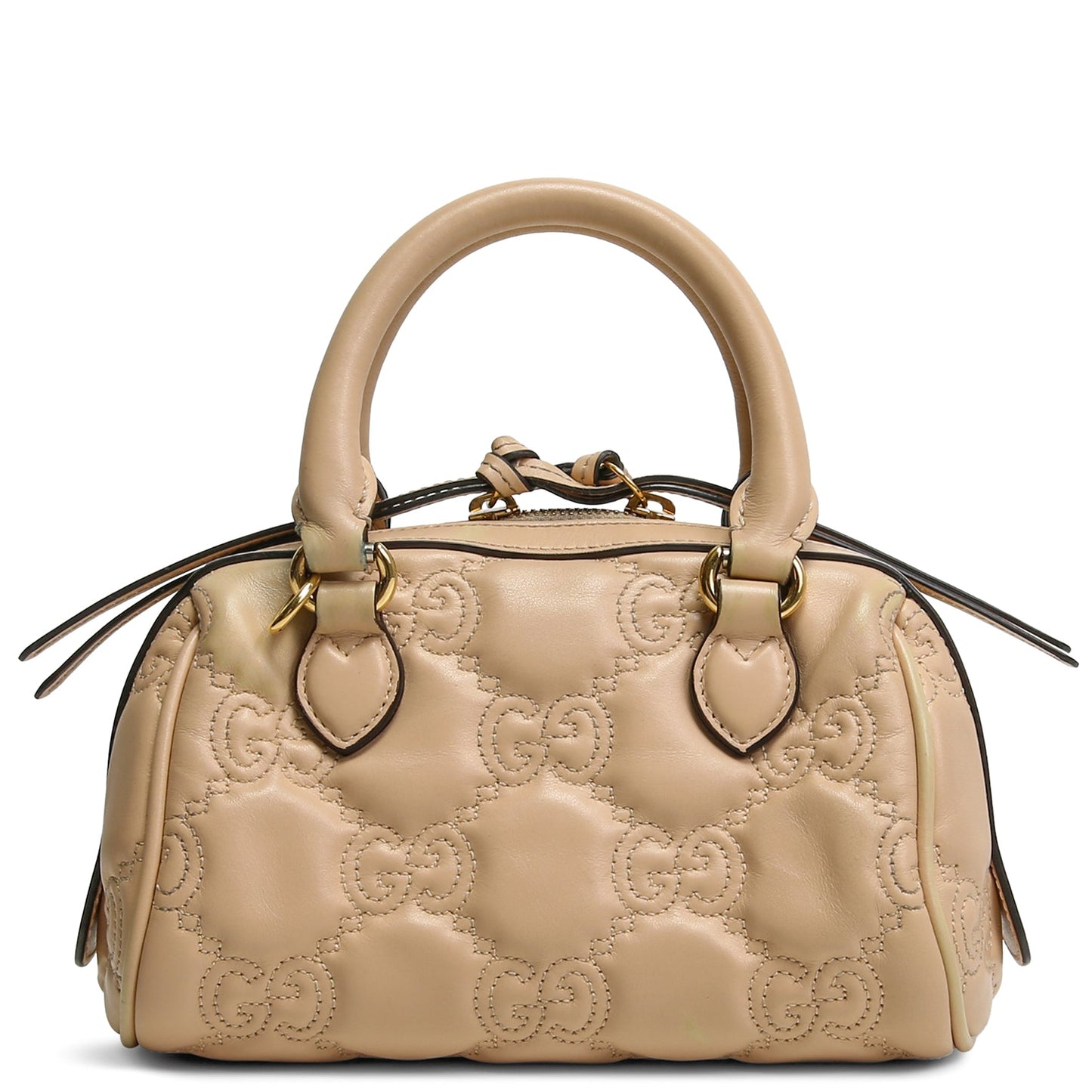 GUCCI GG Matelasse Handbag - Neutral OUTLET FINAL SALE
