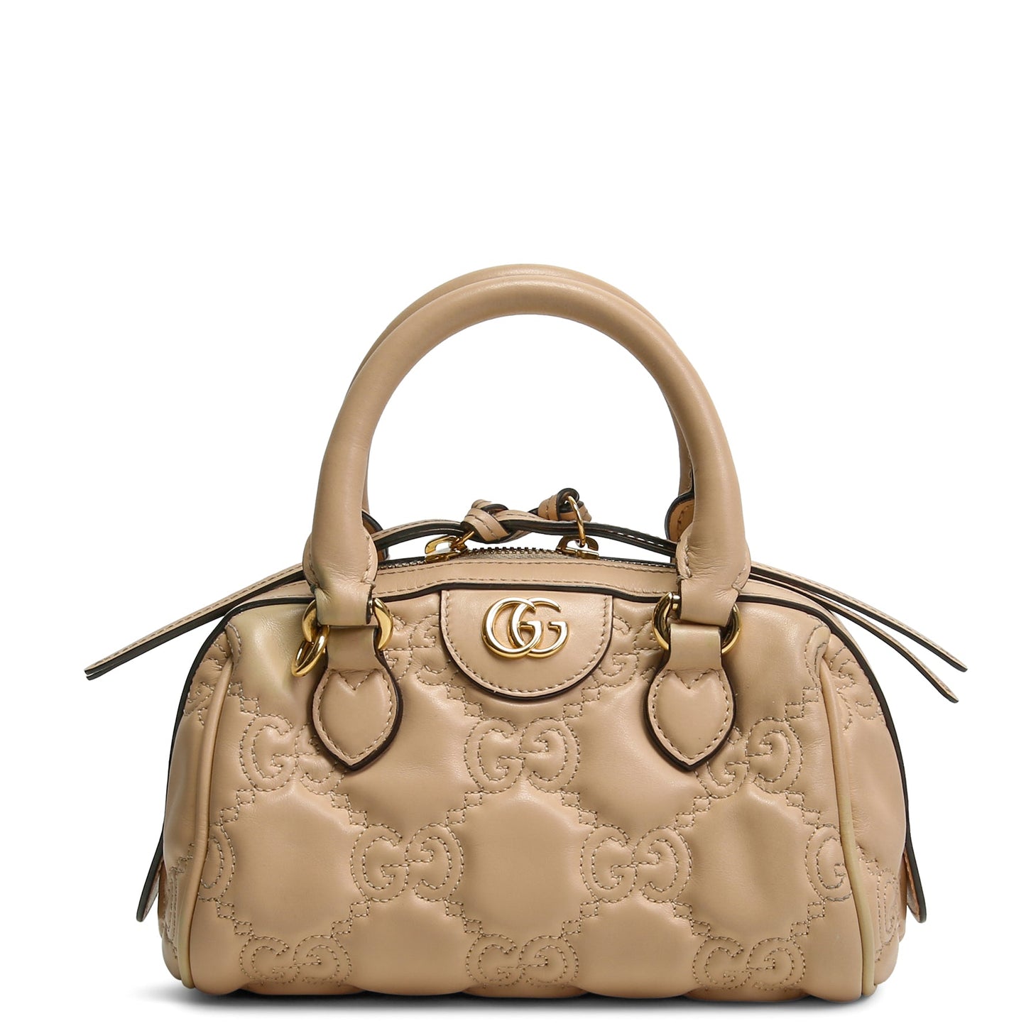 GUCCI GG Matelasse Handbag - Neutral OUTLET FINAL SALE