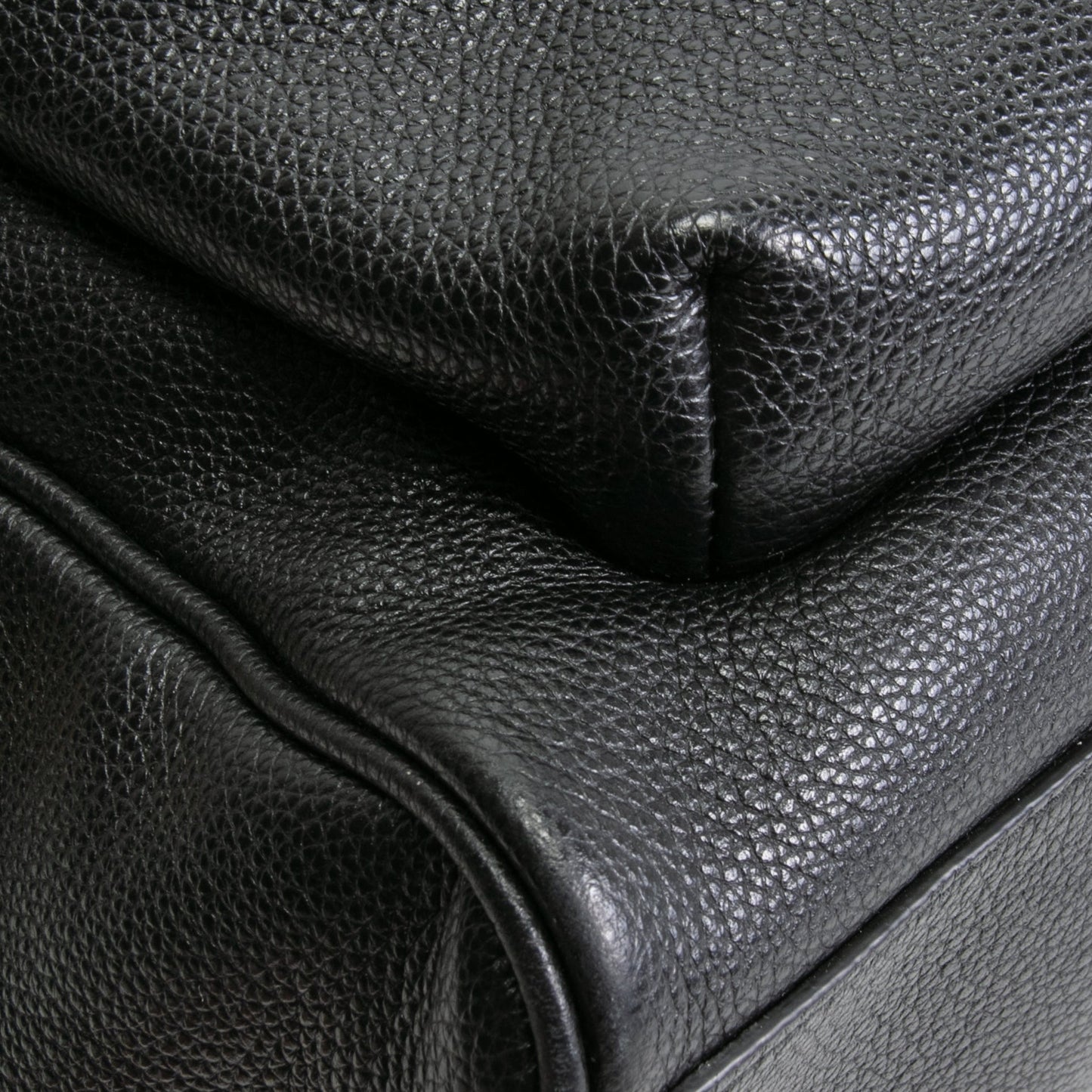 GUCCI Logo Front Pocket Printed Leather Backpack- Black