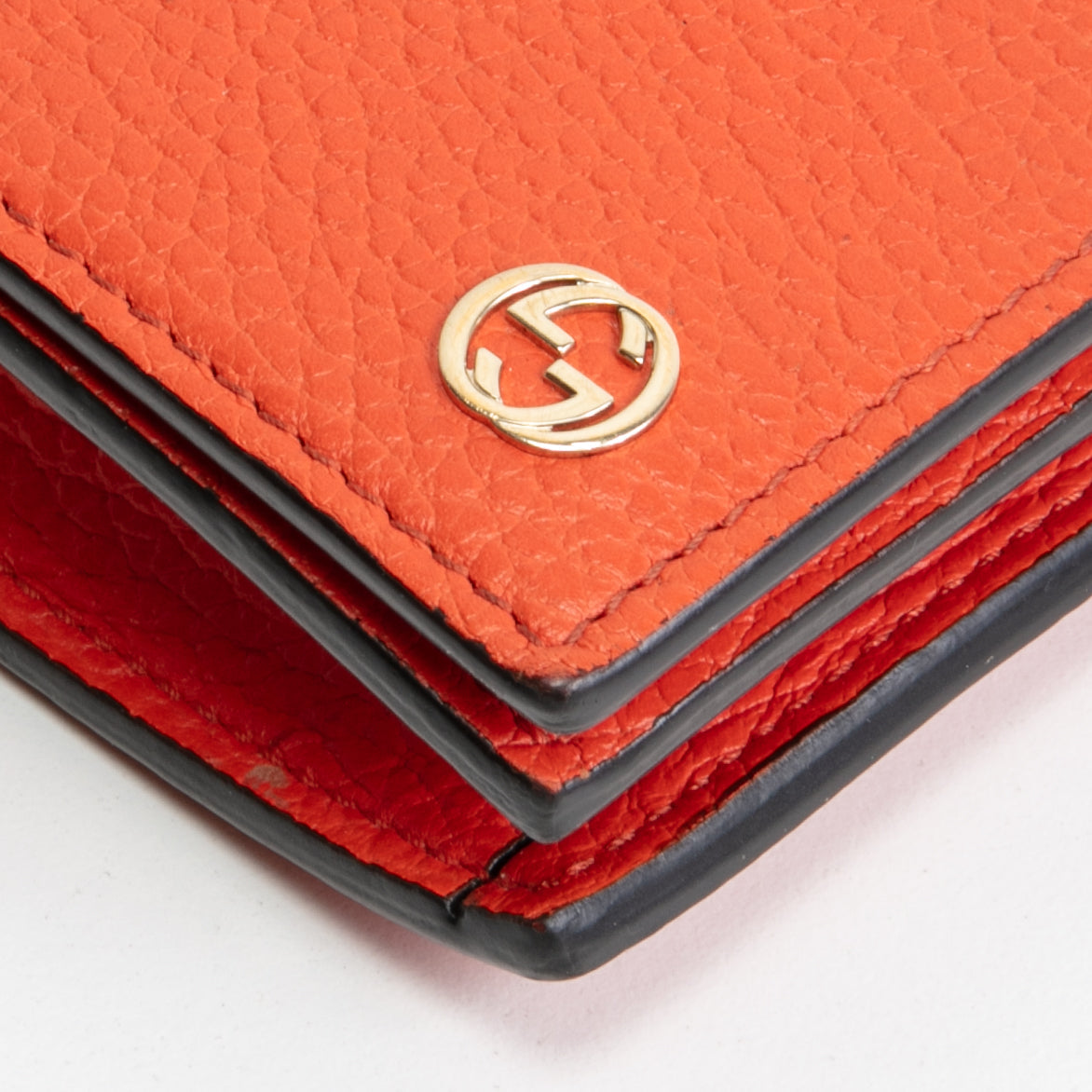 GUCCI Betty Wallet On Chain - Orange OUTLET FINAL SALE