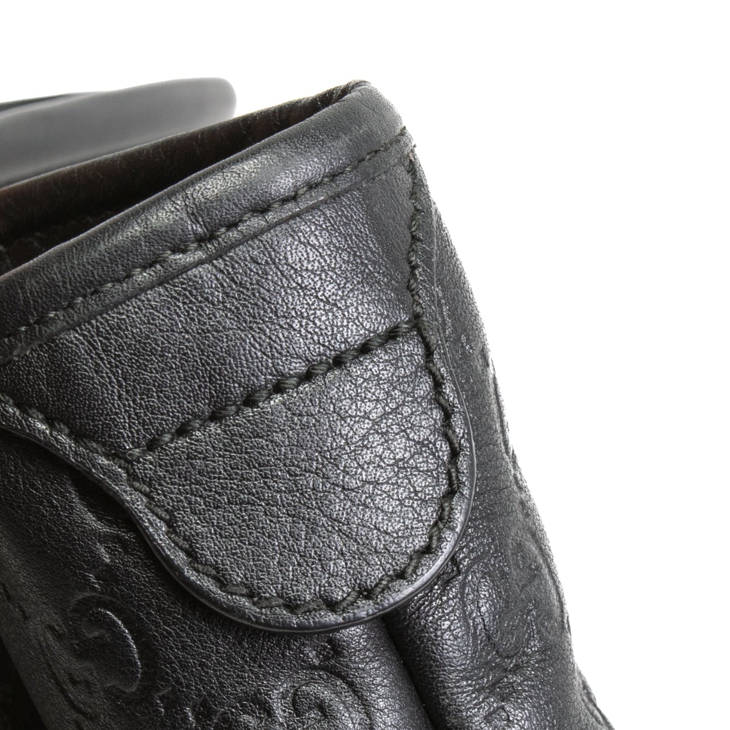 GUCCI  Guccissima Large Vitello Tender Joy Tote Black -  OUTLET FINAL SALE