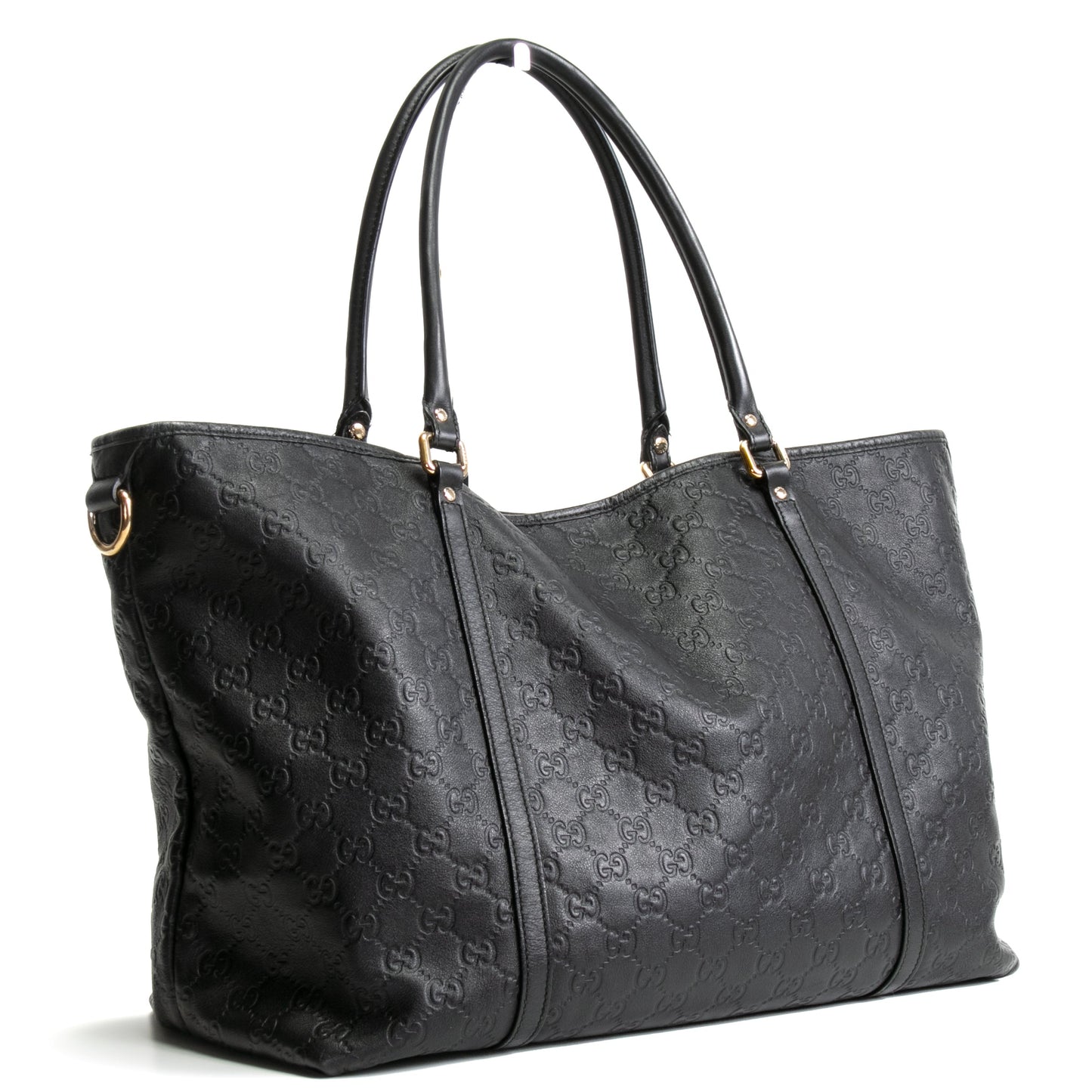 GUCCI  Guccissima Large Vitello Tender Joy Tote Black -  OUTLET FINAL SALE