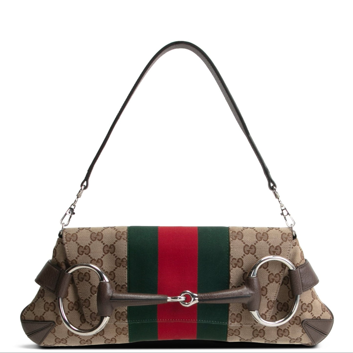 GUCCI Horsebit Shoulder Bag
