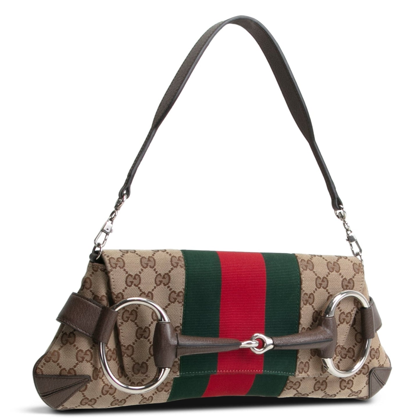 GUCCI Horsebit Shoulder Bag