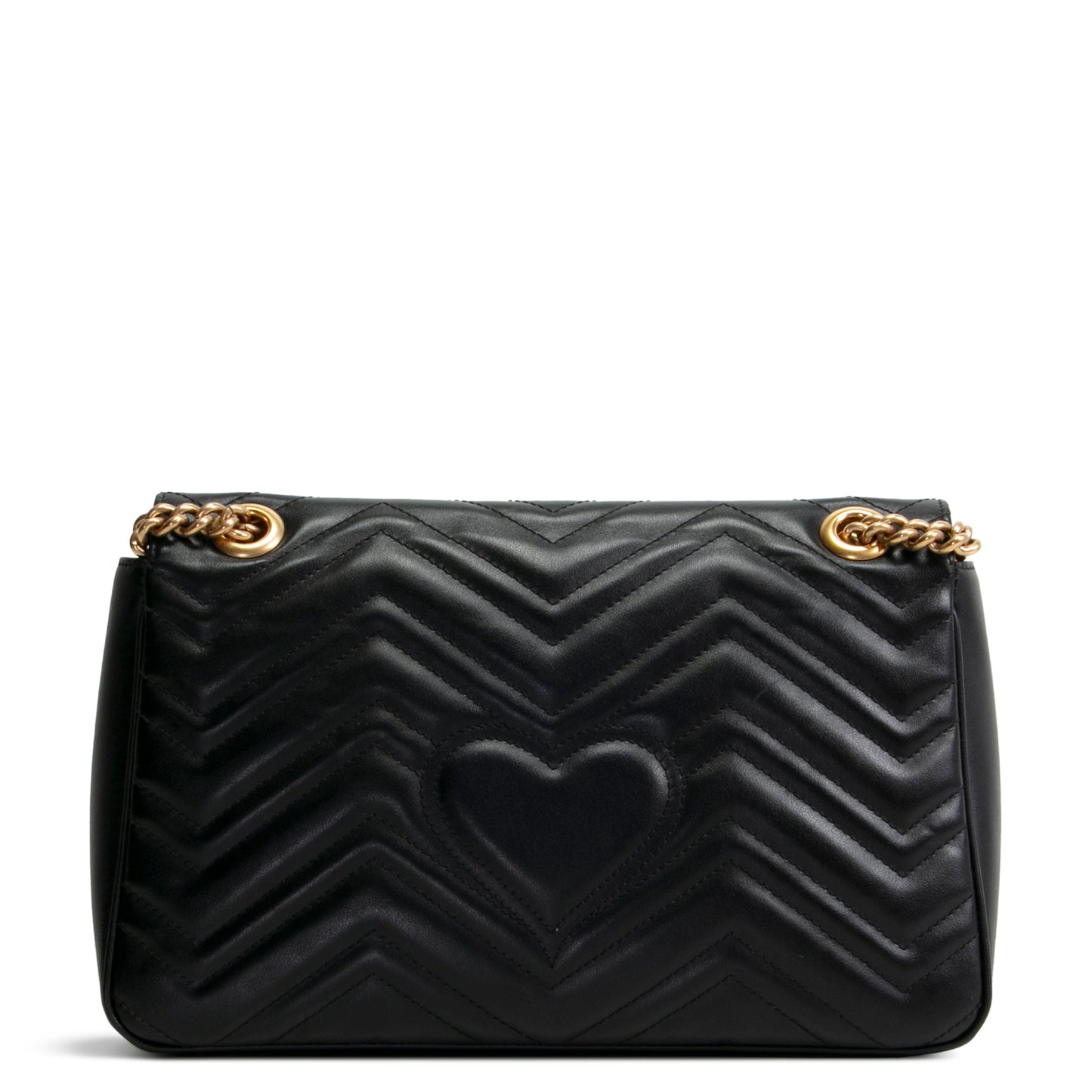 GUCCI GG Marmont Large Shoulder Bag - Black
