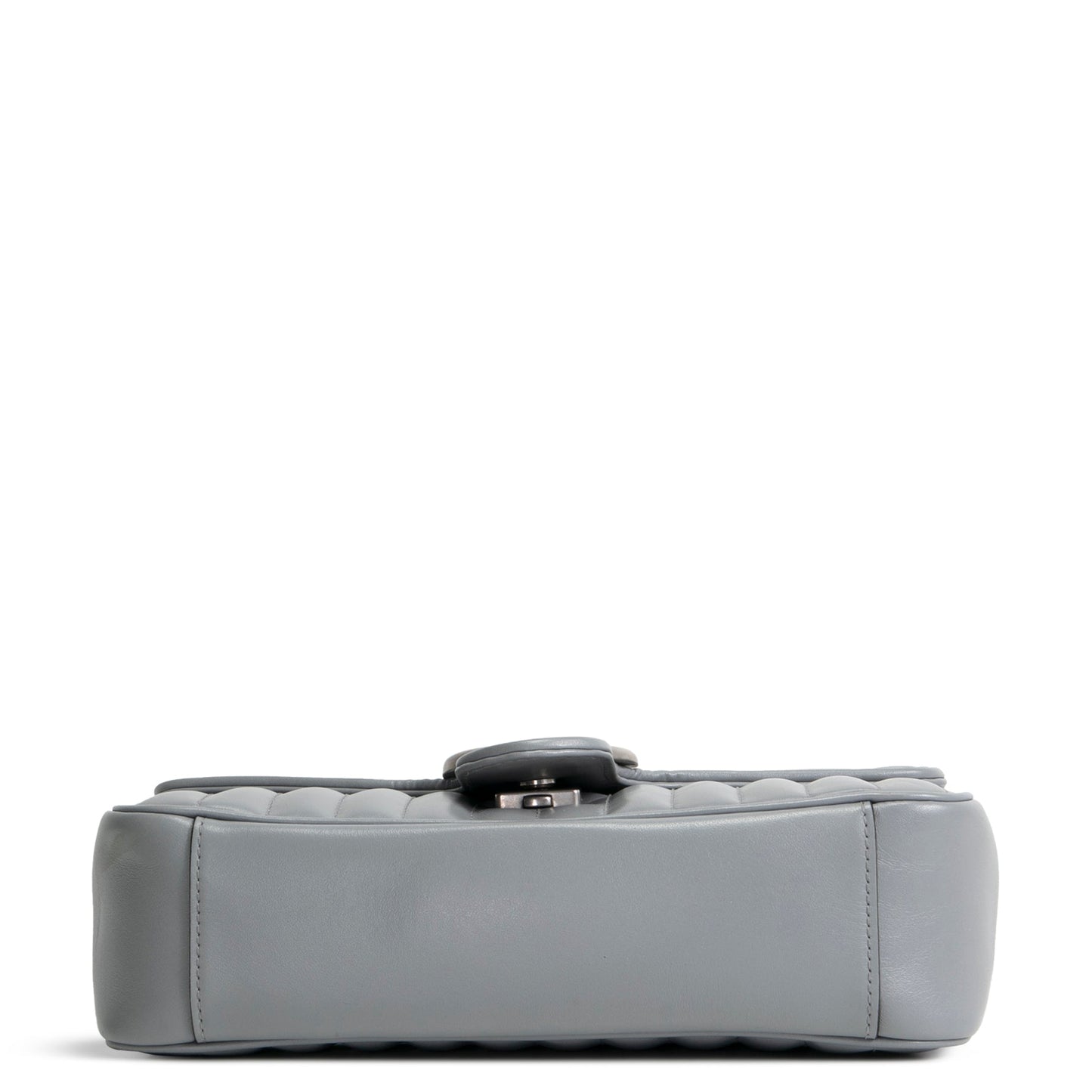 GUCCI Aria Marmont Matelasse Small Shoulder Bag - Grey