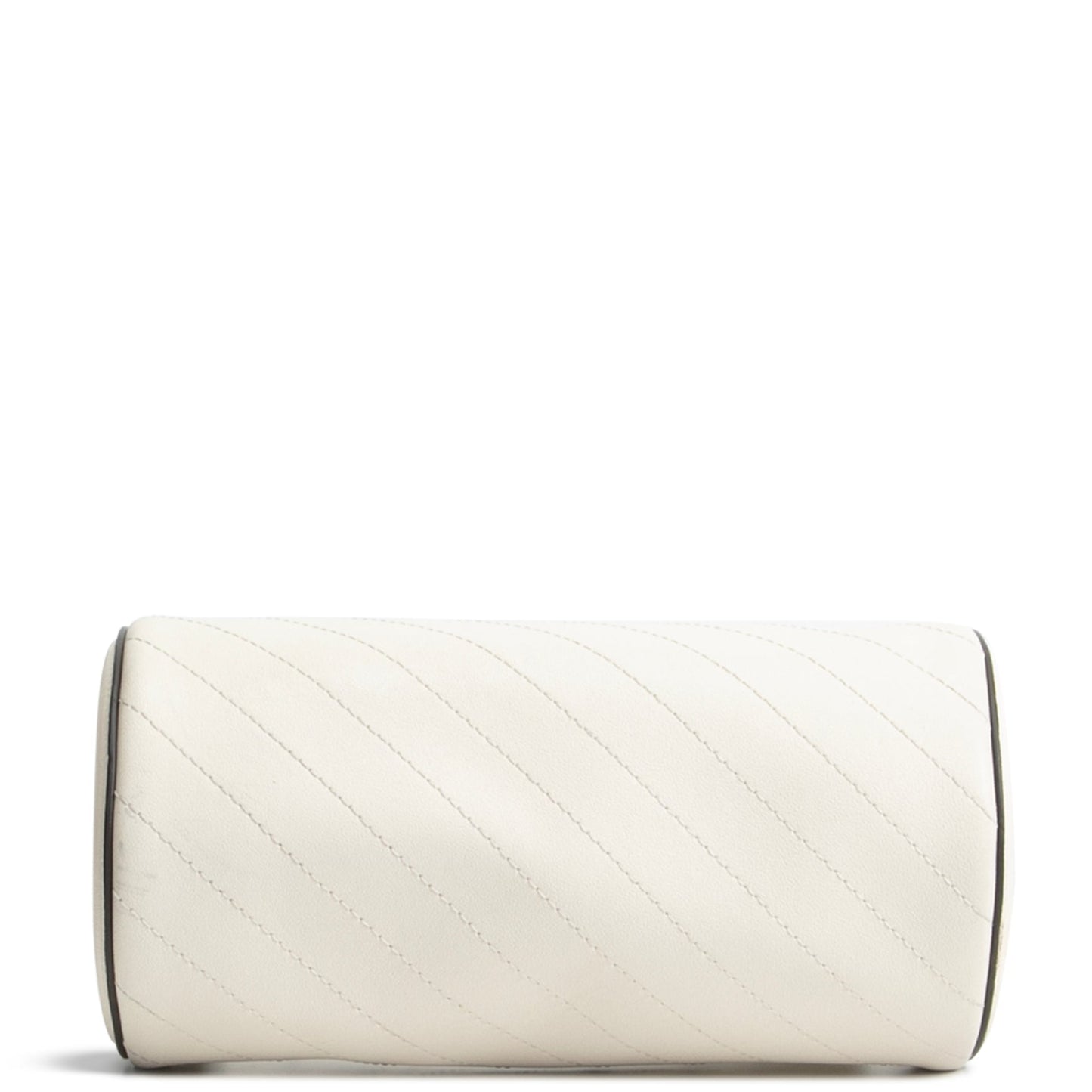 GUCCI Small Blondie Barrel Shoulder Bag- White