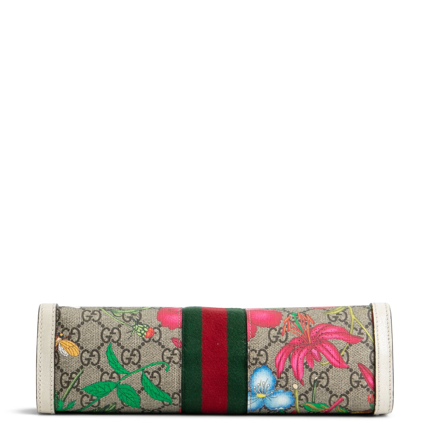 GUCCI Ophidia Floral GG Supreme Chain Shoulder Bag- White OUTLET FINAL SALE