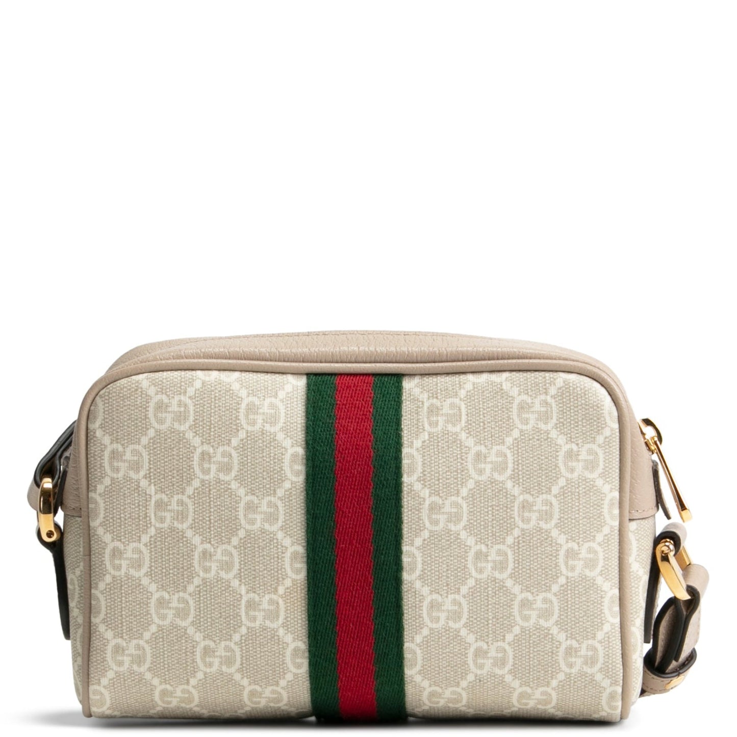 GUCCI GG Supreme Ophidia Mini Crossbody - Cream