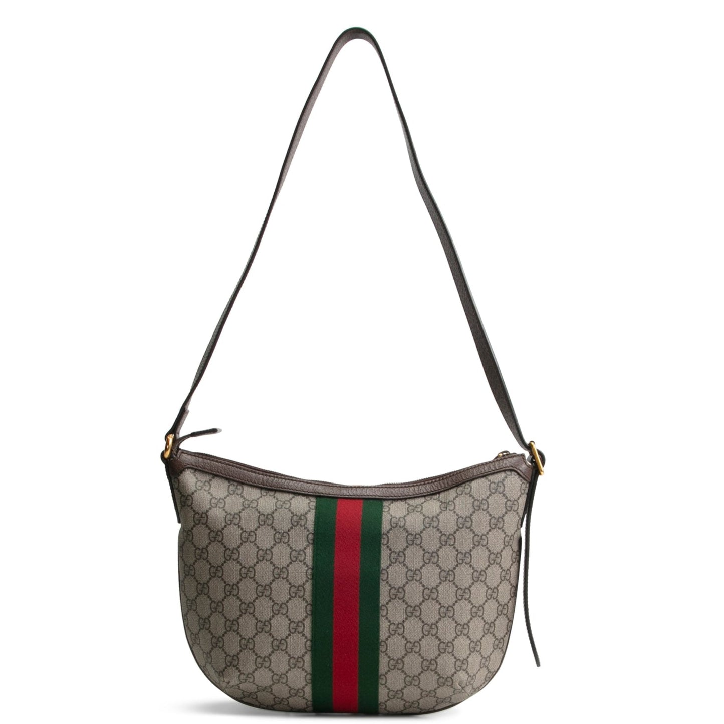 GUCCI Small GG Supreme Ophidia Half Moon