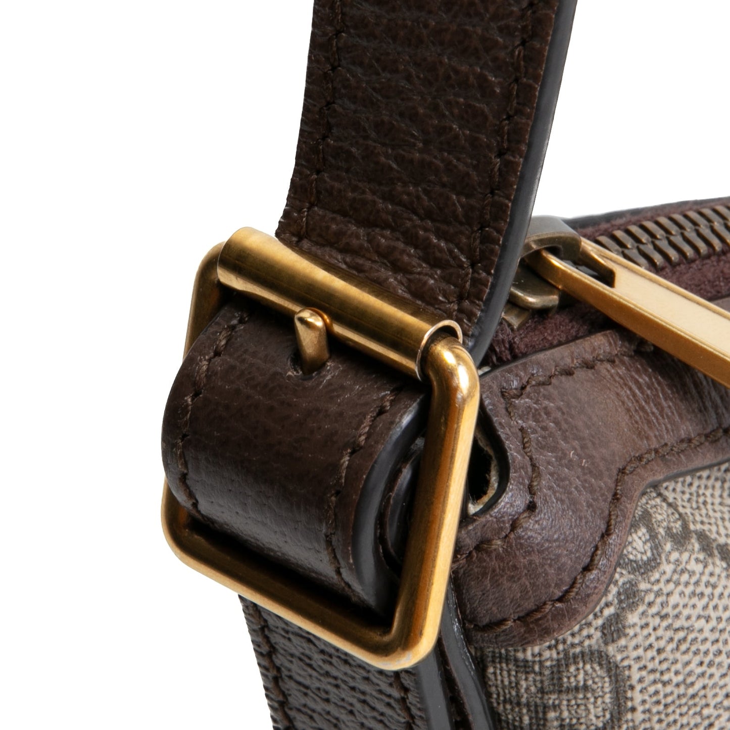 GUCCI Small GG Supreme Ophidia Half Moon