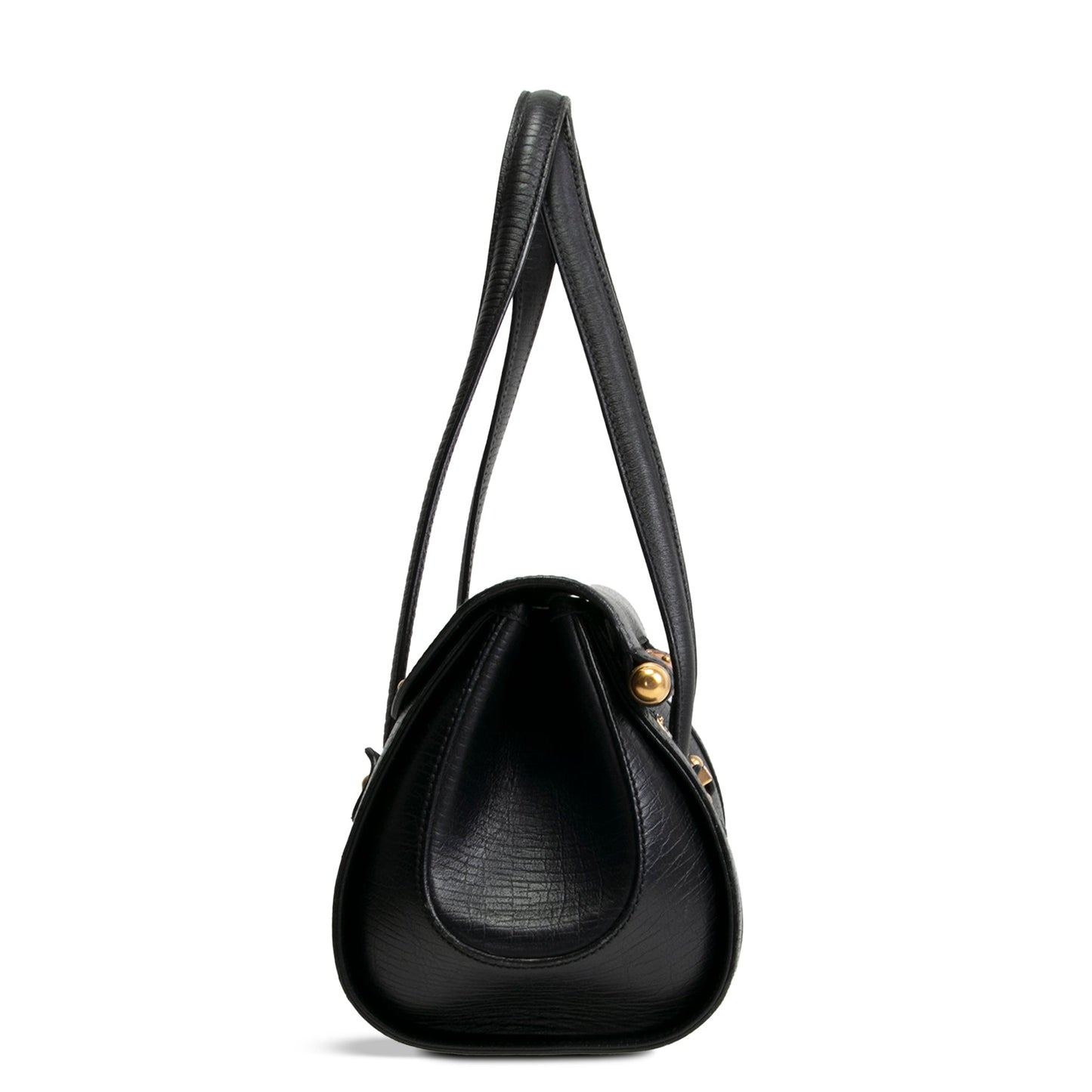 GUCCI Medium Bamboo Bullet Bag - Black