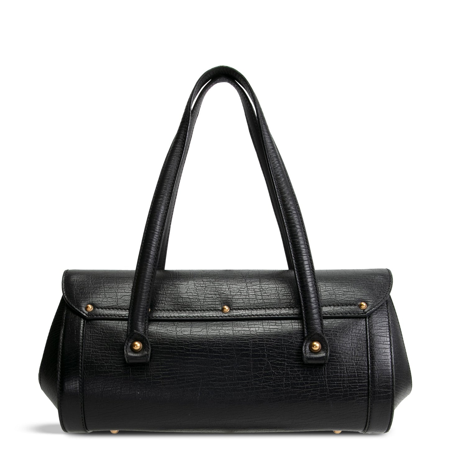 GUCCI Medium Bamboo Bullet Bag - Black