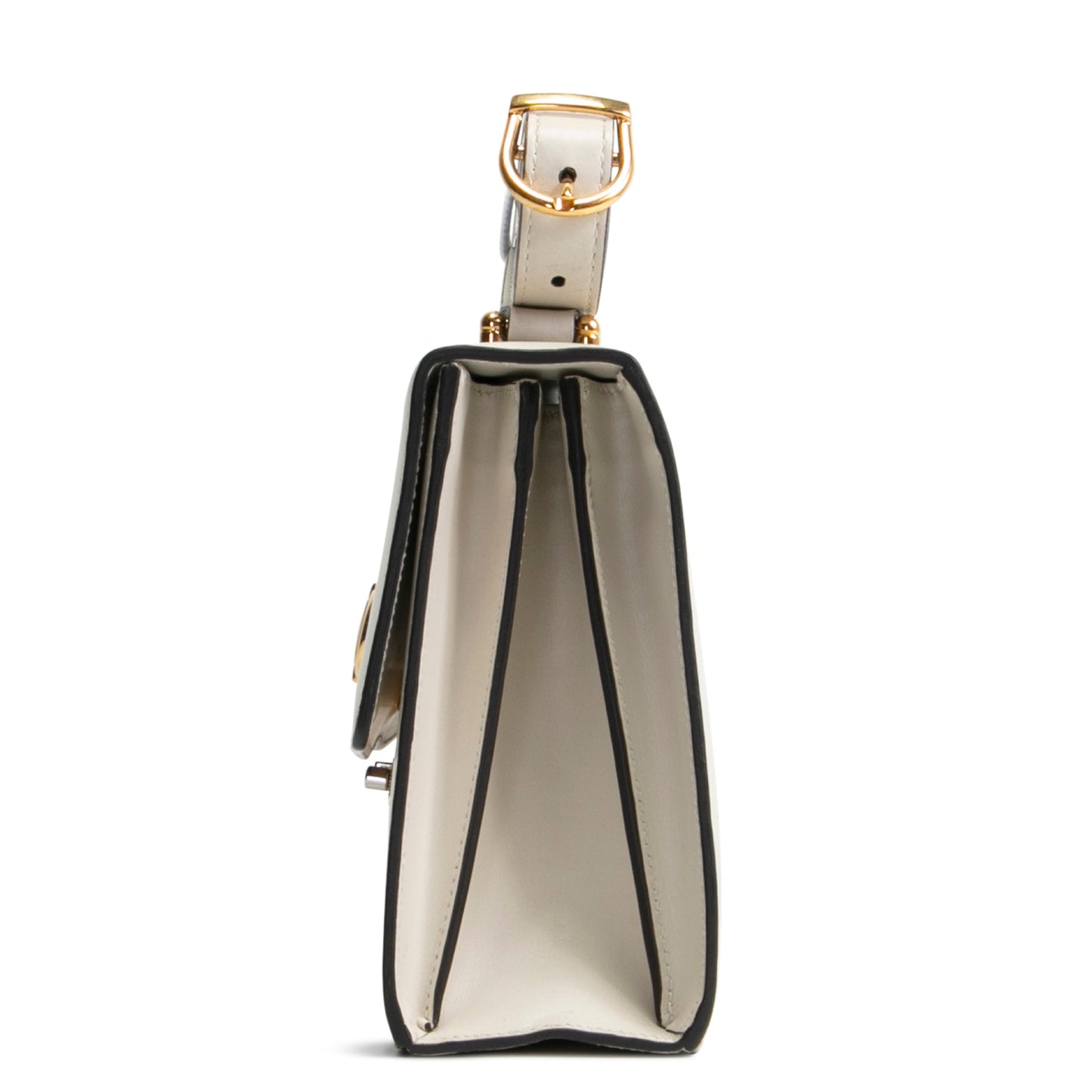 GUCCI Small Zumi Shoulder Bag - Ivory