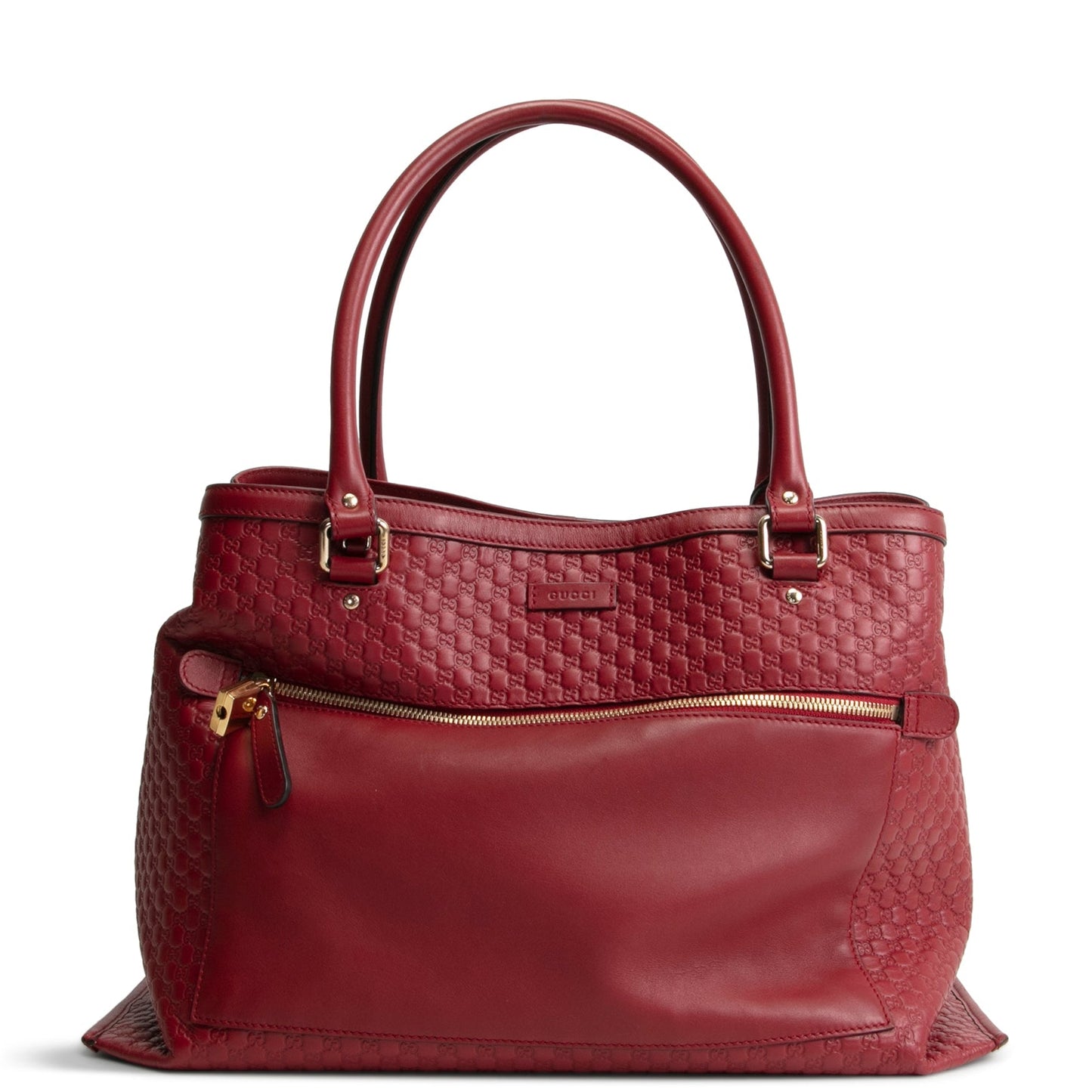 GUCCI Microguccissima Soft Large Tote w/strap - Burgundy OUTLET FINAL SALE