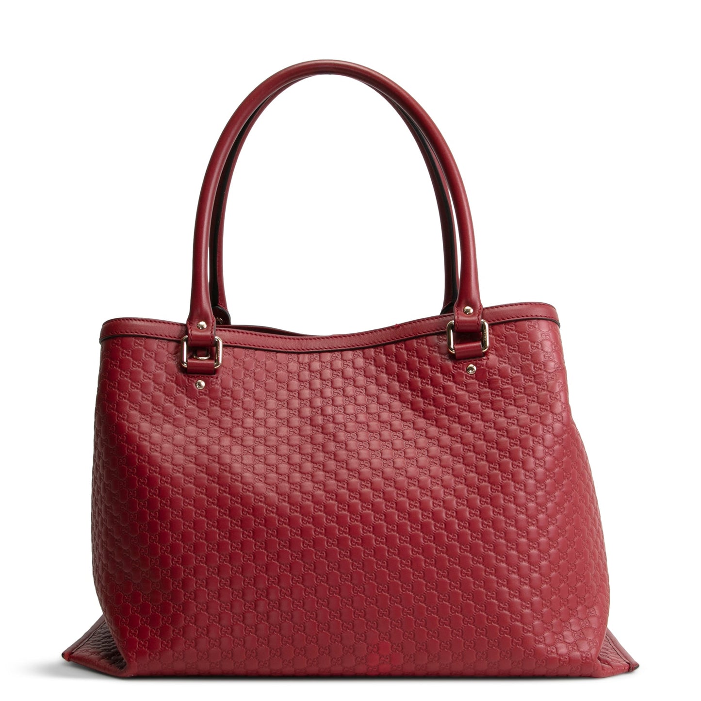 GUCCI Microguccissima Soft Large Tote w/strap - Burgundy OUTLET FINAL SALE