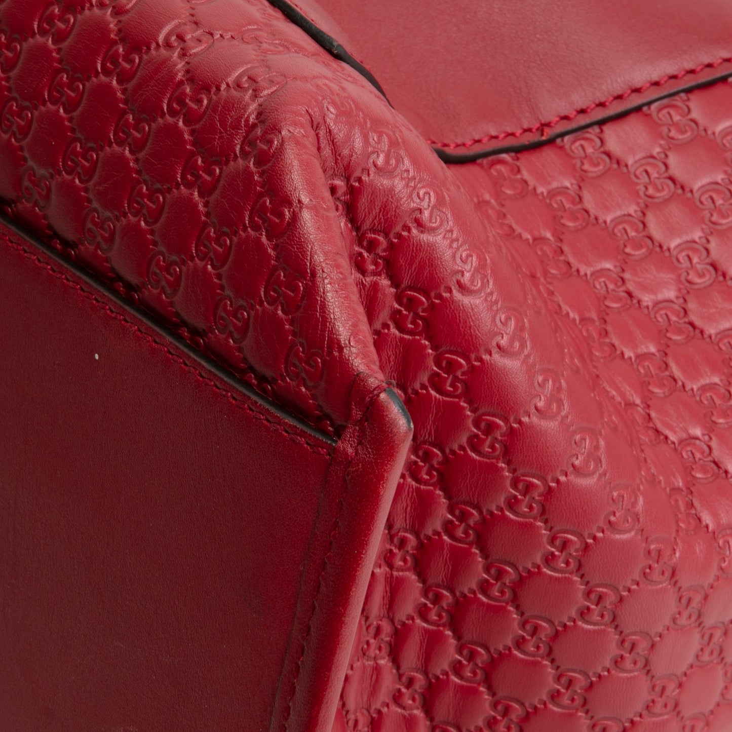 GUCCI Microguccissima Soft Large Tote w/strap - Burgundy OUTLET FINAL SALE