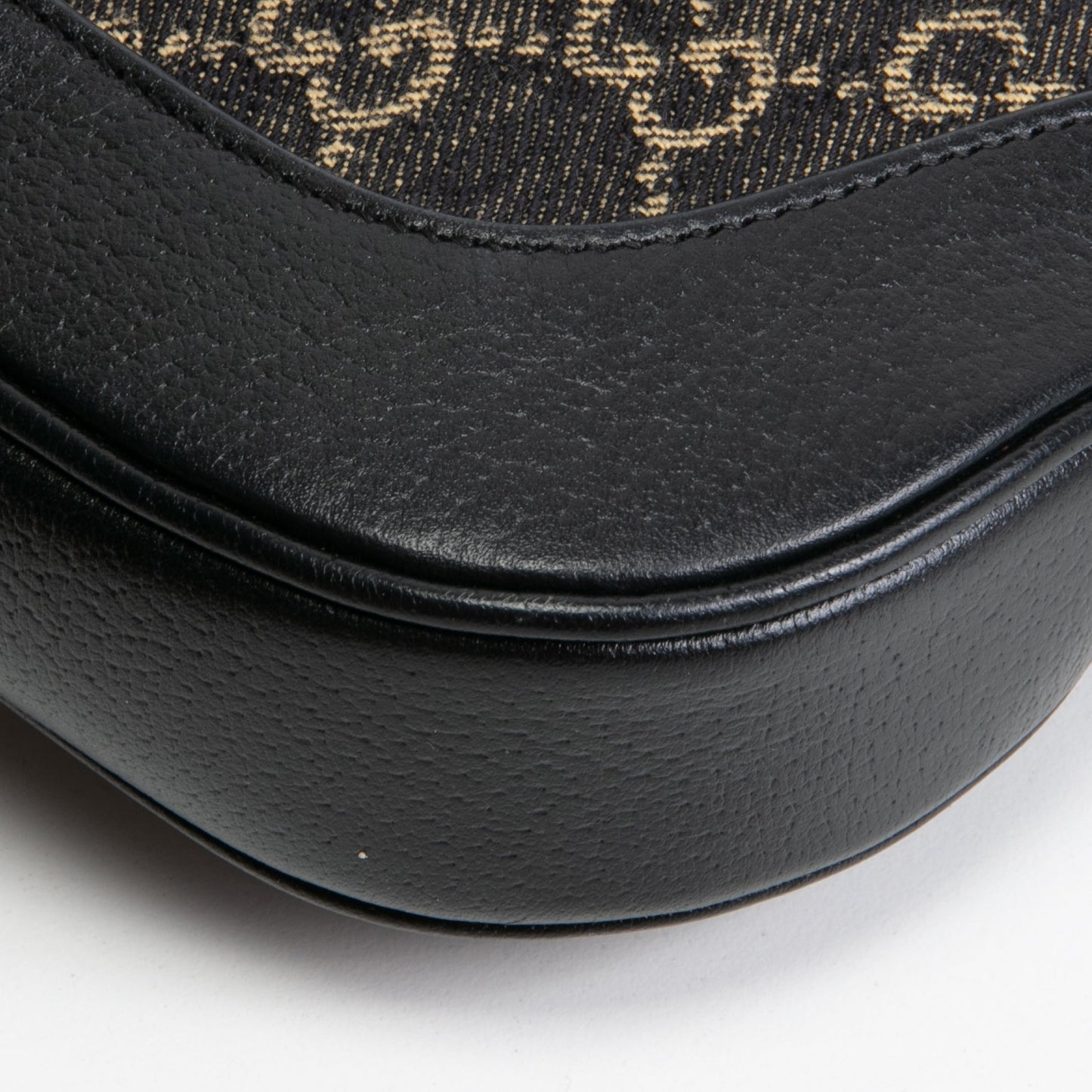 GUCCI Jackie 1961 GG Denim Small- Black