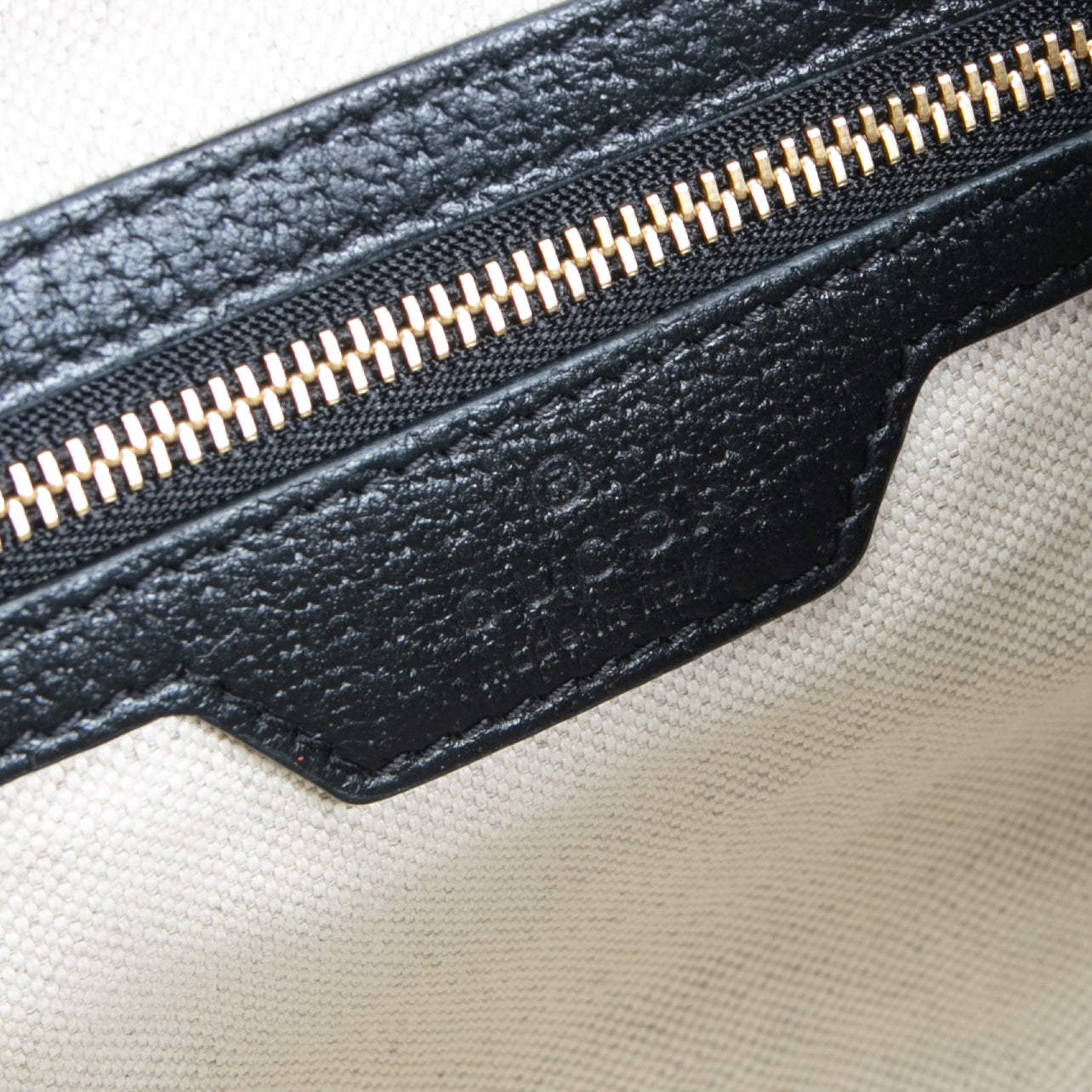 GUCCI Jackie 1961 GG Denim Small- Black