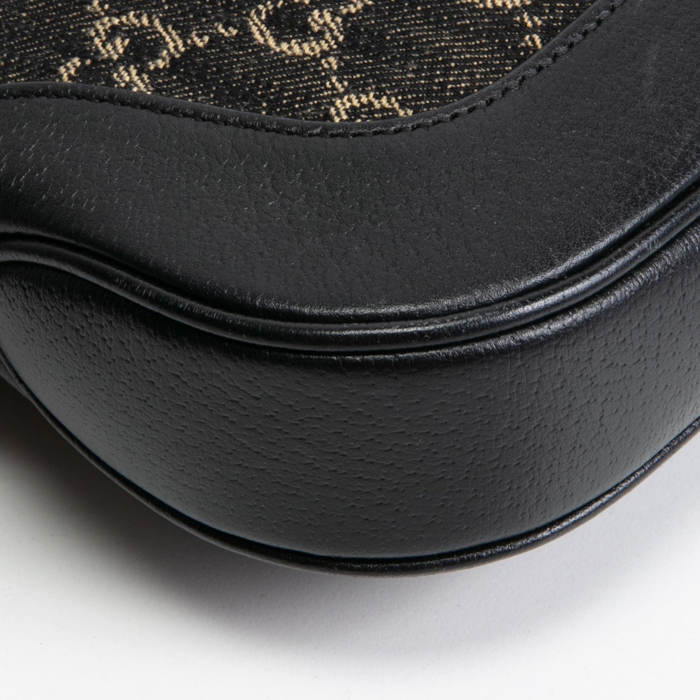 GUCCI Jackie 1961 GG Denim Small- Black